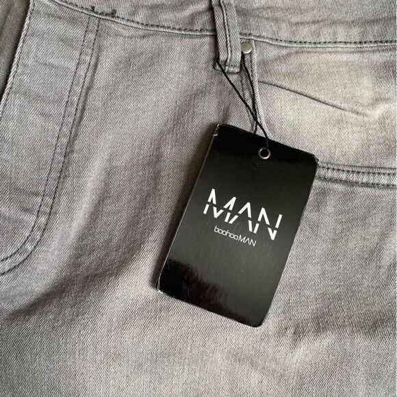 Boohoo Man Big & Tall Skinny Fit Shorts Mens Size 40 Fits Small Size 36 Waist - Picture 8 of 12